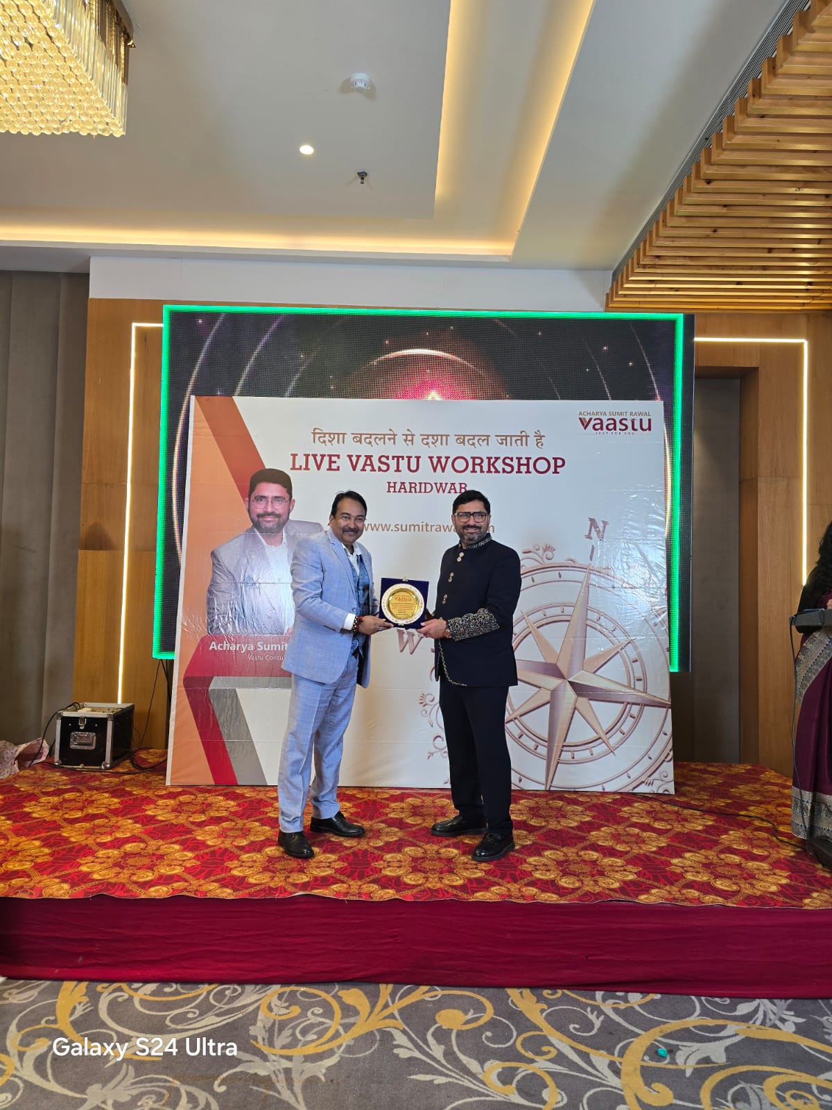 Acharya Niraj Kumar at Live Vastu Workshop Haridwar